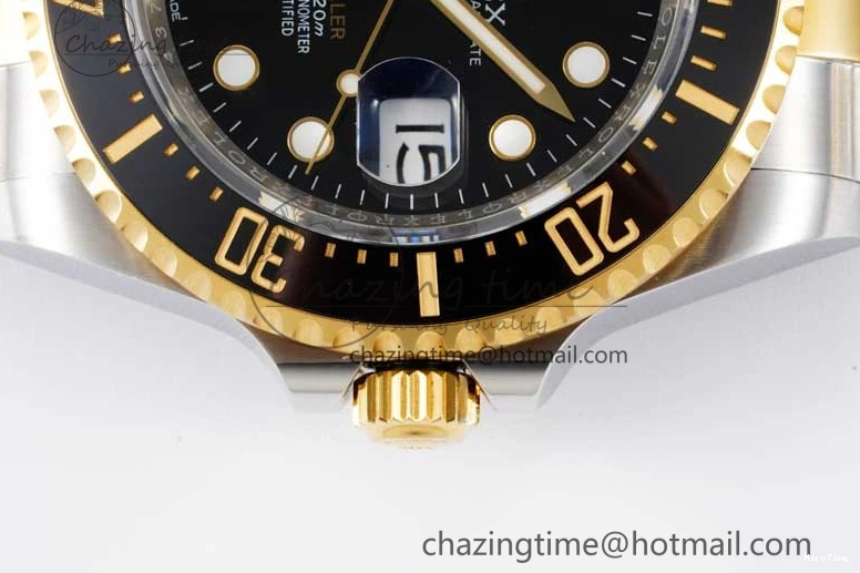 MiroTime 0127 Lightweight Sea-Dweller 126603 APF Best Edition Black Dial on SS YG Bracelet VR 2035